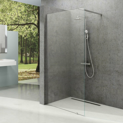 картинка Душевая перегородка Ravak Walk-In Wall 140 GW9WM0C00Z1 профиль Хром стекло Transparent от магазина Сантехстрой