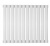 картинка Радиатор отопления КЗТО (ГА40250012Н) Гармония  А40 2-500-12 секций нижнее подключение от магазина Сантехстрой