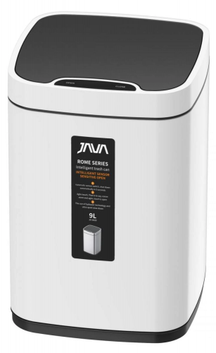 картинка Сенсорное ведро 9 л JAVA (S-883-9W) от магазина Сантехстрой