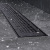 картинка W02SC-P11-070-01BM PrimeFlow Трап для душа линейный универс затвор Cut Gradient 70см цвет черн мат от магазина Сантехстрой