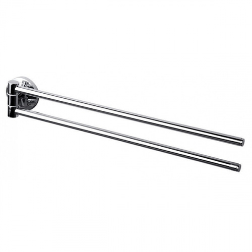 картинка A4032600 Serenity, Двойная вешалка-вертушка для полотенец, 36 см, хром, шт от магазина Сантехстрой