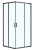 картинка Душевое ограждение AZARIO 900х900х2000, БЕЗ ПОДДОНА, прозрачное стекло 6 мм, цвет профиля черный (AZ-ND1142 900 Black) от магазина Сантехстрой