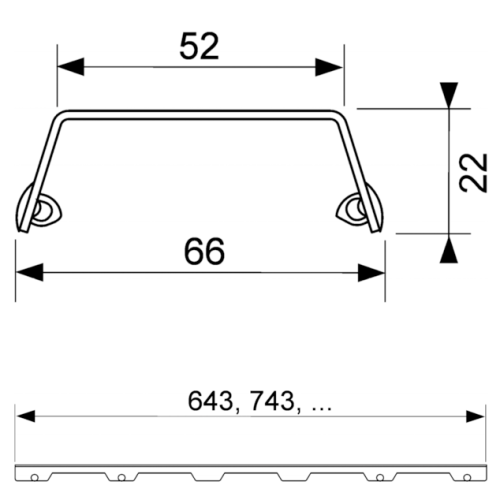 картинка TECE Решетка "steel II", 1500 мм, нерж. сталь, матовая от магазина Сантехстрой