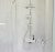картинка Комплект акриловой ванны AM.PM Inspire V2.0 180x80 WK52EB без гидромассажа с душевой системой со шторкой и аксессуарами от магазина Сантехстрой
