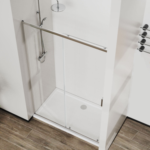 картинка Душевая дверь City VDS-5CT130CL, 1300, хром, стекло прозрачное от магазина Сантехстрой