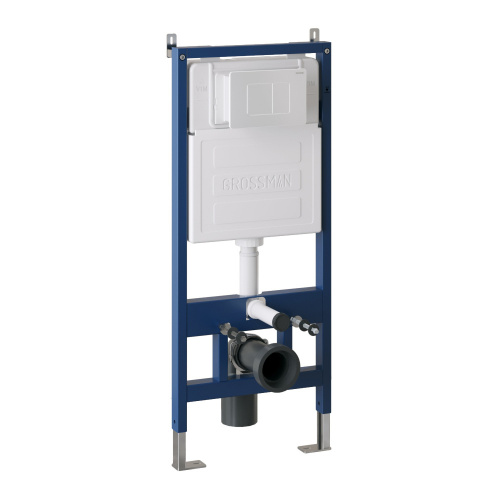 картинка Комплект 2 в 1: инсталляция GROSSMAN 900.K31.01.000+клавиша смыва Classic 700.K31.04.01M.01M бел мат от магазина Сантехстрой