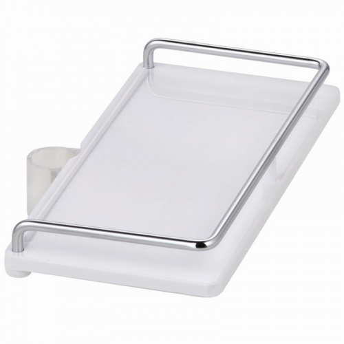 картинка Полка корзина KLUDI COCKPIT хром/белая (6410110-00) от магазина Сантехстрой