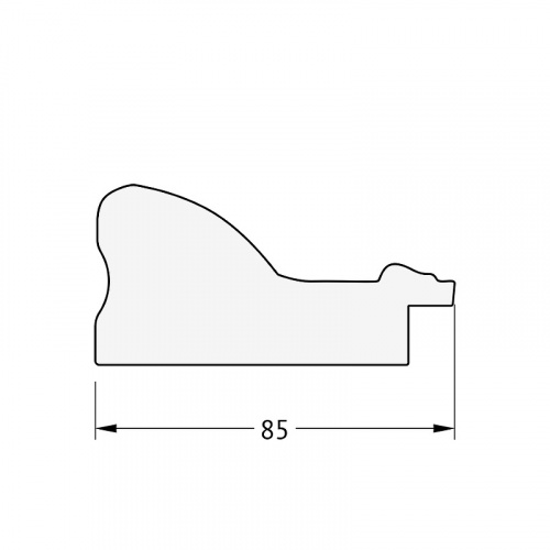 картинка Зеркало Evoform Exclusive 55х45 BY 3357 с фацетом в багетной раме - Виньетка античное серебро 85 мм от магазина Сантехстрой