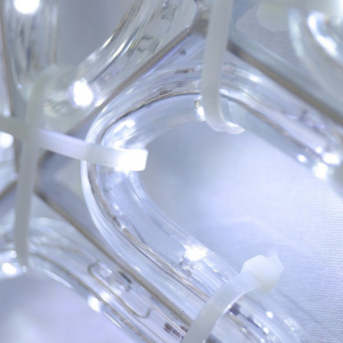 картинка Фигура световая Снежинка цвет белый,  размер 55x55см NEON-NIGHT от магазина Сантехстрой