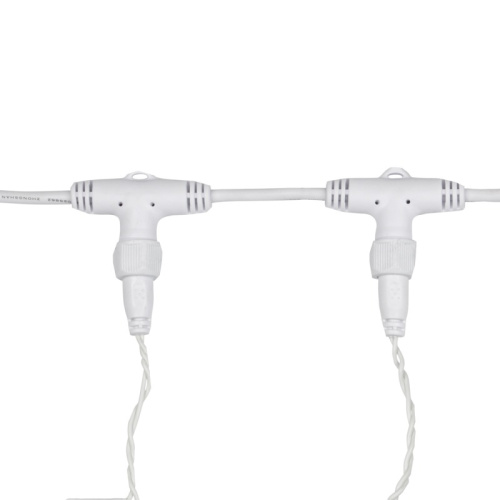 картинка Гирлянда Светодиодный Дождь 2х3м,  постоянное свечение,  белый провод,  230 В,  диоды БЕЛЫЕ от магазина Сантехстрой