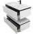 картинка Тумба Cezares Slider 100 SLIDER-1000-1C-PI-BO Bianco Opaco от магазина Сантехстрой