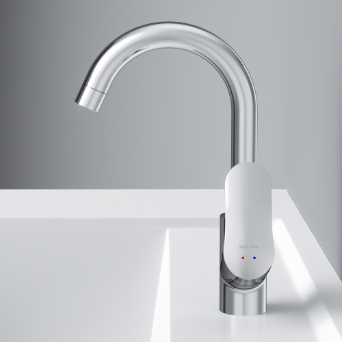 картинка F8002700 Like, смеситель для умывальника с поворотным изливом, хром, шт. от магазина Сантехстрой