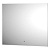 картинка Зеркало с фацетом и LED-подсветкой настенное GLOW DEFESTO 70x60 см, DF 2516RH от магазина Сантехстрой