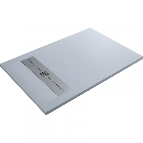 картинка Душевой поддон из искусственного камня Allen Brau Infinity 90x90 8.21001-21 Белый камень от магазина Сантехстрой