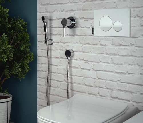 картинка Гигиенический душ со смесителем Jacob Delafon Elate E24610-CP Хром от магазина Сантехстрой