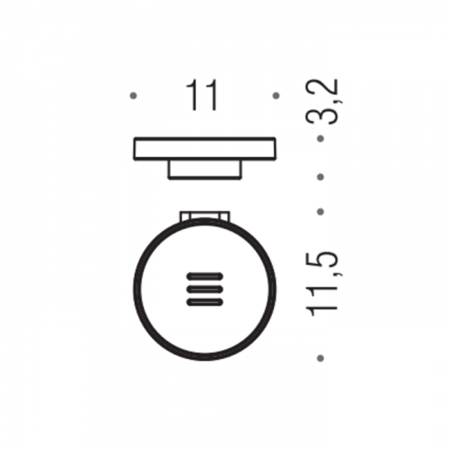 картинка Colombo Mini  Мыльница подвесная , цвет: хром/матовое стекло от магазина Сантехстрой