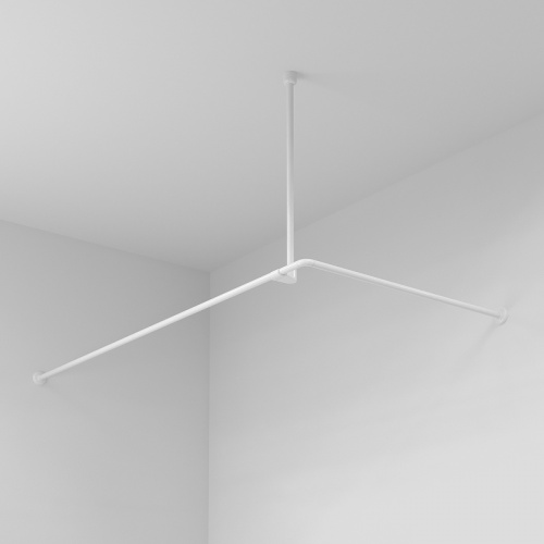 картинка Карниз для ванны WasserKRAFT Kammel 180x90 SC-839018 Белый от магазина Сантехстрой