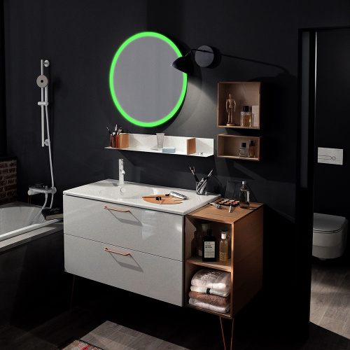 картинка Зеркало AZARIO Perla neo - RGB D770 сенсорный выключатель, мультицвет (LED-00002610) от магазина Сантехстрой