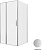 картинка Душевой уголок Allen Brau Priority 100x100 3.31029.BA + 3.31047.BA серебро браш от магазина Сантехстрой