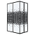 картинка Душевое ограждение Niagara Eco NG-1018-14QBLACK (100х80х190) прямоугольник,раздвижное,черный,стекло мозаика,1 место от магазина Сантехстрой