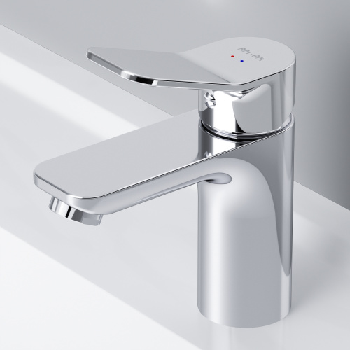картинка F85A02100 X-Joy, смеситель для умывальника излив 100 мм, хром, шт от магазина Сантехстрой