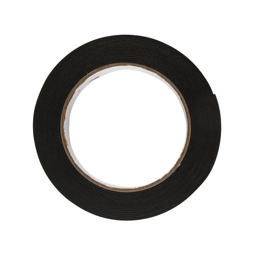 картинка Двухсторонний скотч REXANT,  черная,  вспененная ЭВА основа,  25 мм,  ролик 5 м от магазина Сантехстрой