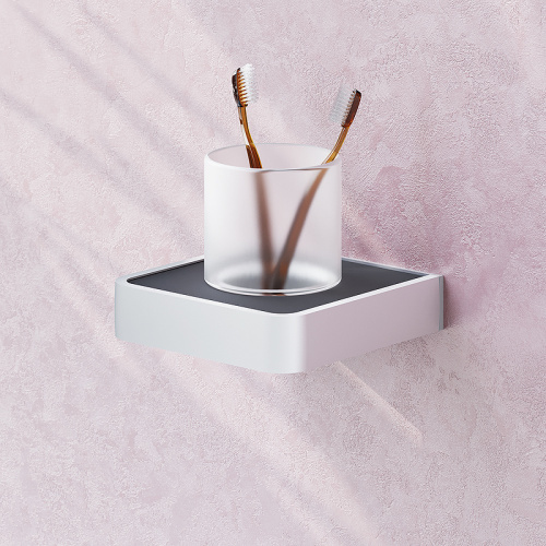 картинка Набор аксессуаров для ванной Damixa Jupiter DAK77B2803W Хром Черный матовый от магазина Сантехстрой