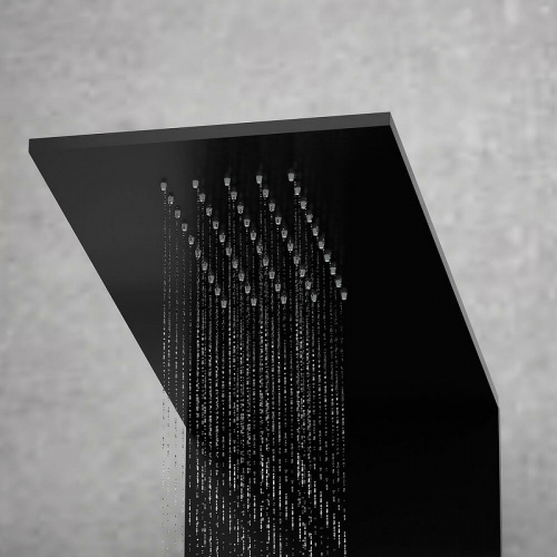 картинка Душевая кабина Black&White Galaxy G8701 90x90 8701900 с гидромассажем от магазина Сантехстрой