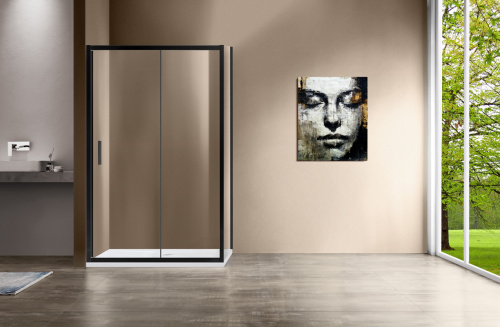 картинка Душевой уголок Vincea vsr-1g9014clb от магазина Сантехстрой