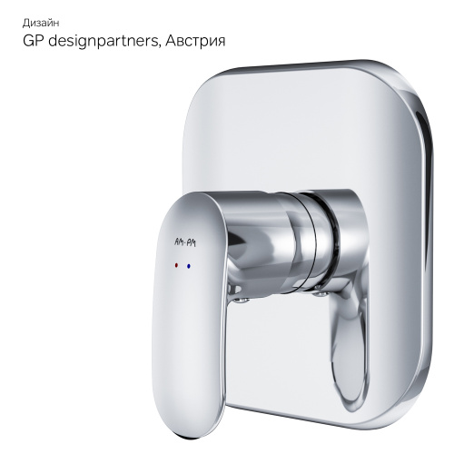 фото смеситель для душа am.pm f3075000 хром