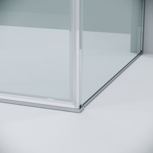 картинка Душевое ограждение Grossman Galaxy 100.K33.01.120.10.00-200.K33.01.90.10.00 (120х90х195) раздвижная,хром,стекло прозрачное,2 места от магазина Сантехстрой