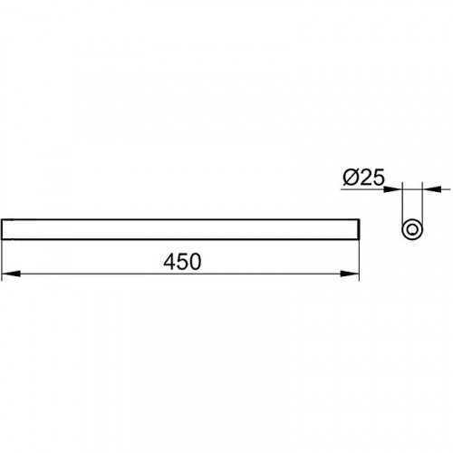 картинка Полотенцедержатель Keuco Collection Reva 12820 010000 Хром от магазина Сантехстрой