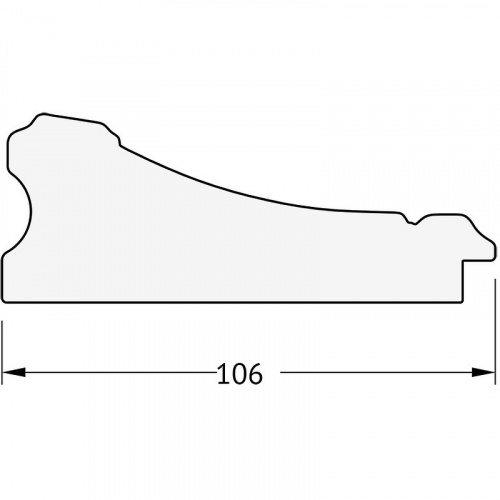 картинка Зеркало Evoform Exclusive-G 77х60 BY 4037 с гравировкой в багетной раме - Барокко серебро 106 мм от магазина Сантехстрой