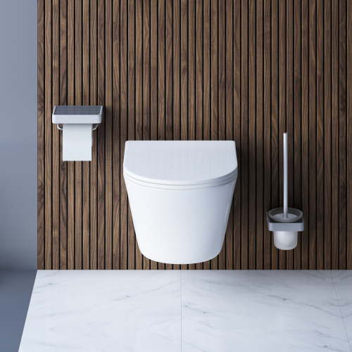 картинка DX35C1700SC Skyline унитаз подвесной безободковый с сиденьем микролифт от магазина Сантехстрой