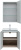 картинка Мебель для ванной Aquanet Алвита New 60 2 дверцы, серый от магазина Сантехстрой