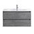картинка Тумба под раковину подвесная BelBagno KRAFT-800-2C-SO-CG Cemento Grigio от магазина Сантехстрой