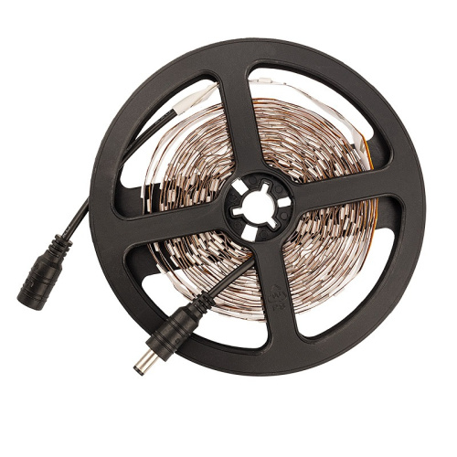 картинка LED лента 5м открытая,  10 мм,  IP23, SMD 5050, 60 LED/m,  12 V,  цвет свечения синий LAMPER от магазина Сантехстрой