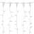 картинка Гирлянда светодиодная Занавес (Дождь),  2х6м,  768 LED ТЕПЛЫЙ БЕЛЫЙ,  прозрачный ПВХ,  IP65, эффект мерцания 230В,  соединяется (шнур питания в комплекте) от магазина Сантехстрой
