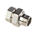 картинка Сгон американка, MVI, 1/2", прямая, латунь никелированная от магазина Сантехстрой