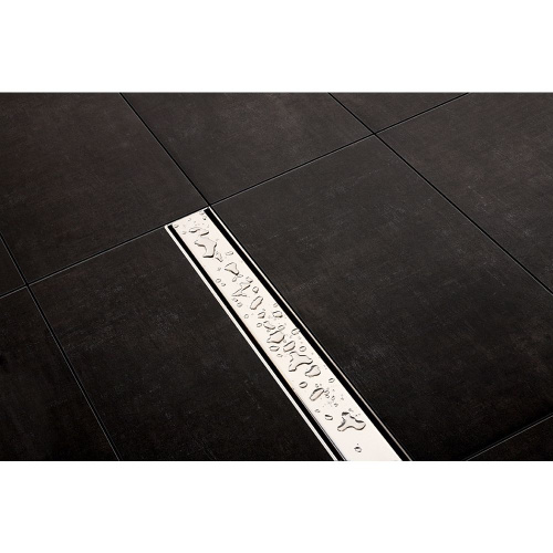 картинка TECE Панель ТЕСЕdrainlinе "steel II" для слива, из нержавеющей стали, полированная, прямая 1000 мм от магазина Сантехстрой