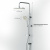 картинка F0770A100 Spirit V2.0 душ.система, набор: верхн.душ d 250 мм, ручн.душ 3 ф-ции d 120 мм, переключате от магазина Сантехстрой