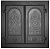 картинка Дверка каминная двухстворчатая крашеная  Горница ДК-6 (410х410) Рубцовск от магазина Сантехстрой