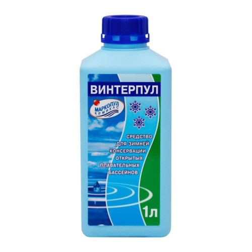 картинка ВИНТЕРПУЛ, 1л бутылка, жидкость для зимней консервации бассейна от магазина Сантехстрой
