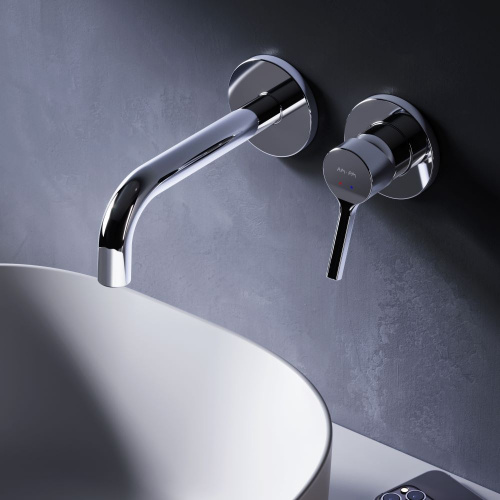 картинка F85B72600 X-Joy S, смеситель д/умывальника, монтируемый в стену, хром, шт. от магазина Сантехстрой