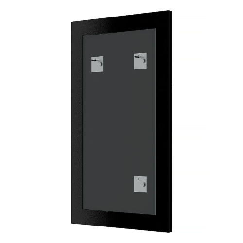 картинка Зеркало Evoform Definite 141х51 BY 3102 в багетной раме - Волна алюминий 46 мм от магазина Сантехстрой