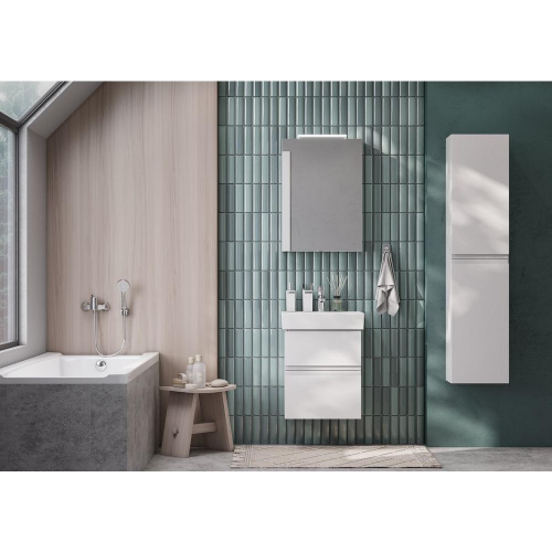 картинка Зеркало-шкаф Roca Oleta 50 правый, белый глянец (A857644806) от магазина Сантехстрой