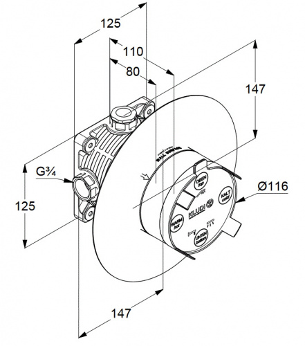 картинка Душевая система Kludi Ameo 7 in 1 хром (416400575) от магазина Сантехстрой