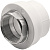 картинка Муфта THERMOLIGHT комбинированная PP-R ВР 50х1 1/2quot; под ключ белый (5/30) от магазина Сантехстрой