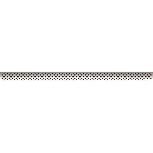 картинка Желоб BERGES водосток напольный С1 Brise 600 нержавеющая сталь, матовый хром, S-сифон боковой от магазина Сантехстрой