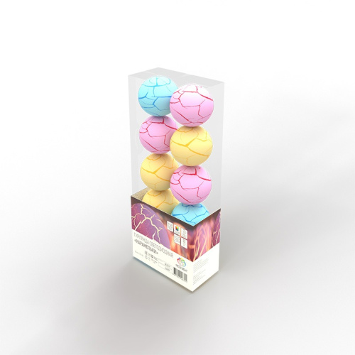 картинка Гирлянда светодиодная Карамельки 1.5 м,  прозрачный ПВХ,  10 LED,  теплый белый,  питание 2 х АА (батарейки не в комплекте) от магазина Сантехстрой